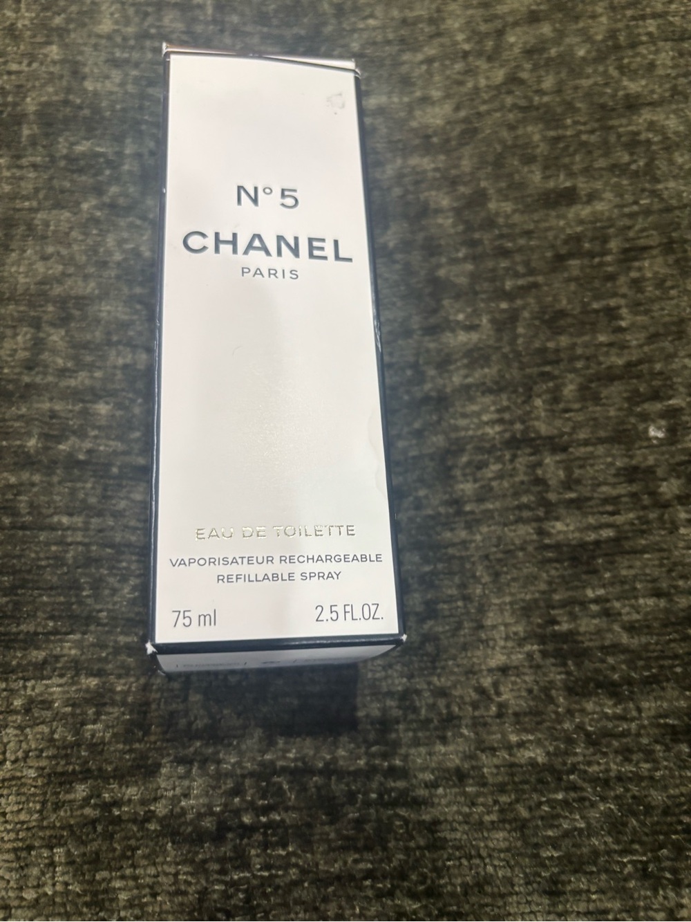 Vintage Mid 90's Chanel No 5 Eau de Toilette 2.5 fl oz Refillable Spray Open Box